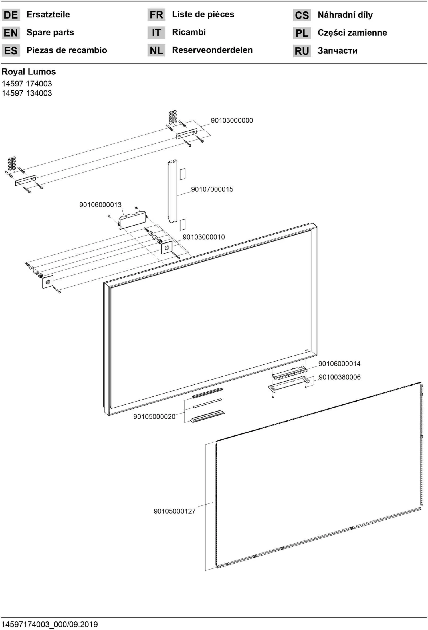Keuco Royal Lumos Lichtspiegel 14597134003 1050x650x60mm, 62 Watt, Schwarz-eloxiert 5 Keuco Royal Lumos Lichtspiegel 14597134003 1050x650x60mm, 62 Watt, Schwarz-eloxiert – Bild 3