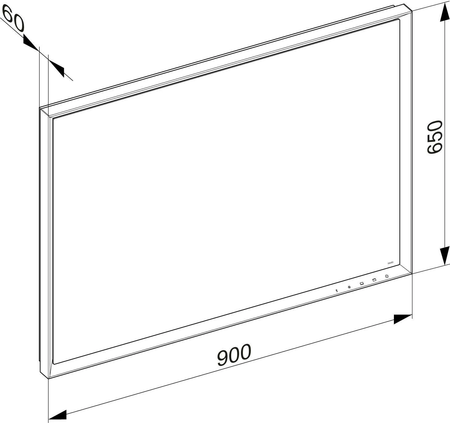 Keuco Royal Lumos Lichtspiegel 14597173000 900x650x60mm, 57 Watt, Stufenlos Einstellbar, Silber-eloxiert 9 Keuco Royal Lumos Lichtspiegel 14597173000 900x650x60mm, 57 Watt, Stufenlos Einstellbar, Silber-eloxiert – Bild 7