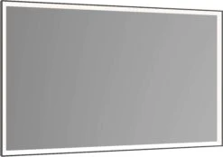 Keuco Royal Lumos Lichtspiegel 14598134003 1050x650x60mm, 65+62 Watt, Schwarz-eloxiert, Spiegelheizung