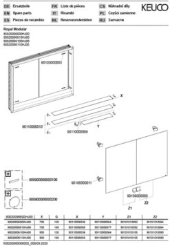 Keuco Royal Modular 2.0 Spiegelschrank 800200061100300 600 X 900 X 160 Mm, 1 Steckdose, 1 Doppel-USB-Ladestelle, Wandeinbau, 2-türig -Heimwerkzeuge Keuco Royal Modular 2.0 Spiegelschrank 800200061100300 600 x 900 x 160 mm 1 Steckdose 1 Doppel USB Ladestelle Wandeinbau 2 tuerig 2