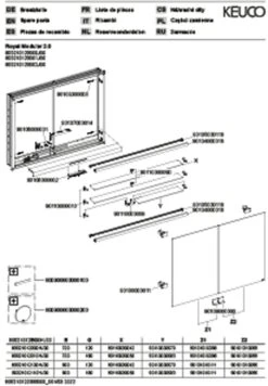 Keuco Royal Modular 2.0 Spiegelschrank 800210120000200 1200 X 700 X 120 Mm, 2 Steckdosen, Wandeinbau, 2-türig -Heimwerkzeuge Keuco Royal Modular 2.0 Spiegelschrank 800210120000200 1200 x 700 x 120 mm 2 Steckdosen Wandeinbau 2 tuerig 2