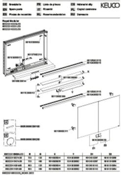 Keuco Royal Modular 2.0 Spiegelschrank 800220110100000 1100 X 700 X 160 Mm, Ohne Steckdose, Wandeinbau, 2-türig, DALI -Heimwerkzeuge Keuco Royal Modular 2.0 Spiegelschrank 800220110100000 1100 x 700 x 160 mm ohne Steckdose Wandeinbau 2 tuerig DALI 2