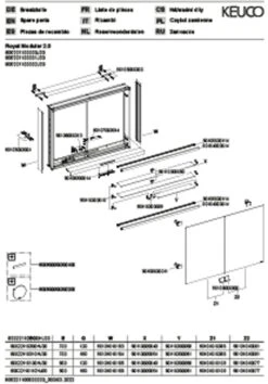 Keuco Royal Modular 2.0 Spiegelschrank 800221100100300 1000 X 700 X 160 Mm, 1 Steckdose, 1 Doppel-USB-Ladestelle, Wandvorbau, 2-türig, DALI -Heimwerkzeuge Keuco Royal Modular 2.0 Spiegelschrank 800221100100300 1000 x 700 x 160 mm 1 Steckdose 1 Doppel USB Ladestelle Wandvorbau 2 tuerig DALI 2