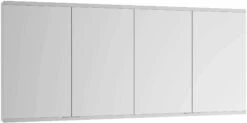 Keuco Royal Modular 2.0 Spiegelschrank 800400170100500 1700 X 700 X 160 Mm, 2 Steckdosen, 2 Doppel-USB-Ladestellen, Wandeinbau, 4-türig
