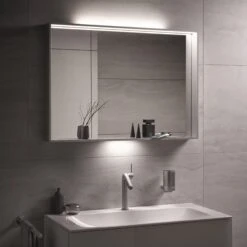 Keuco X-Line Lichtspiegel 33296293500 Beleuchtet, Inox, 1200x700x105mm -Heimwerkzeuge Keuco X Line Lichtspiegel 33296293500 beleuchtet Inox 1200x700x105mm 1