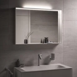 Keuco X-Line Lichtspiegel 33296293500 Beleuchtet, Inox, 1200x700x105mm -Heimwerkzeuge Keuco X Line Lichtspiegel 33296293500 beleuchtet Inox 1200x700x105mm 2