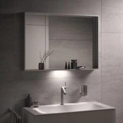 Keuco X-Line Lichtspiegel 33296293500 Beleuchtet, Inox, 1200x700x105mm -Heimwerkzeuge Keuco X Line Lichtspiegel 33296293500 beleuchtet Inox 1200x700x105mm 3