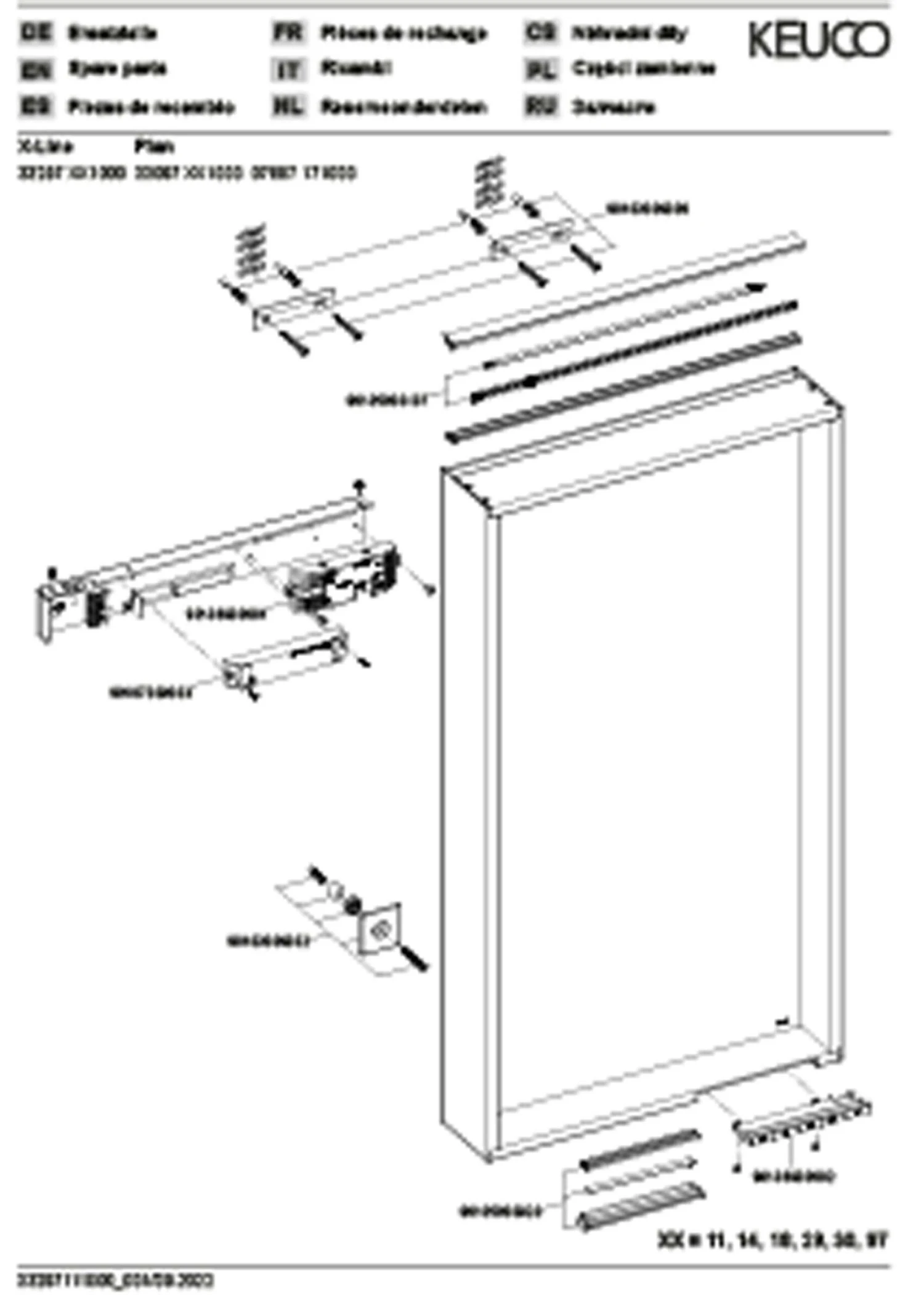 Keuco X-Line Lichtspiegel 33297141000 460x850x105mm, Trüffel 5 Keuco X-Line Lichtspiegel 33297141000 460x850x105mm, Trüffel – Bild 3