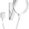 Keuco ILook_move Kosmetikspiegel 17612059001 Beleuchtet, Ø 212 Mm, Spiralkabel, Nickel Gebürstet, Stecker-Transformator -Heimwerkzeuge Keuco iLook move Kosmetikspiegel 17612059001 beleuchtet o 212 mm Spiralkabel Nickel gebuerstet Stecker Transformator
