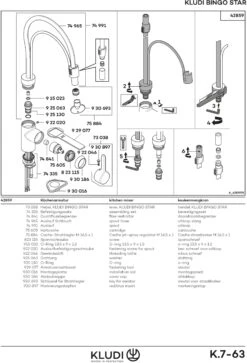 Kludi Bingo Star Küchenarmatur 428590578 Chrom, Schwenkbarer Doppelbogen-Auslauf -Heimwerkzeuge Kludi Bingo Star Kuechenarmatur 428590578 chrom schwenkbarer Doppelbogen Auslauf 2