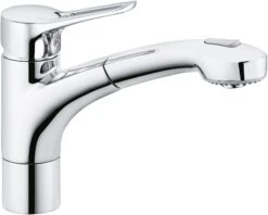 Kludi MX Küchenarmatur 399410562 Chrom, Ausziehbare Geschirrbrause