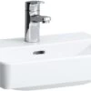 LAUFEN Pro S Handwaschbecken 45 X 34 Cm, Weiß, 1 Hahnloch, Mit Überlauf -Heimwerkzeuge LAUFEN Pro S Handwaschbecken 45 x 34 cm weiss 1 Hahnloch mit Ueberlauf