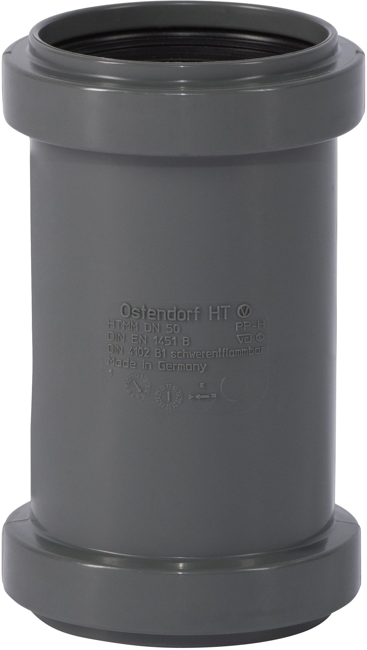 Ostendorf HTsafe HTsafe-Doppelmuffe 172510 DN/OD 50 3 Ostendorf HTsafe HTsafe-Doppelmuffe 172510 DN/OD 50