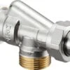 Oventrop Baureihe AV 9 Vorlauf-Thermostatventil 1183942 G 3/4 AGxR 1/2, Axial, Messing Vernickelt -Heimwerkzeuge Oventrop Baureihe AV 9 Vorlauf Thermostatventil 1183942 G 3 4 AGxR 1 2 Axial Messing vernickelt