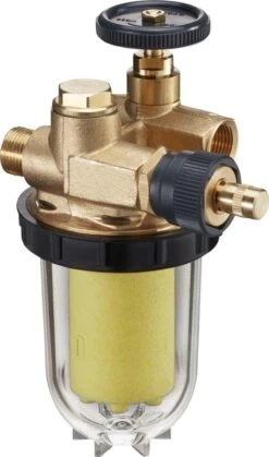 Oventrop Heizölfilter 3/8" Oilpur 2122561 Mit Siku-Einsatz, 50-75my Mit Rücklaufzuführung