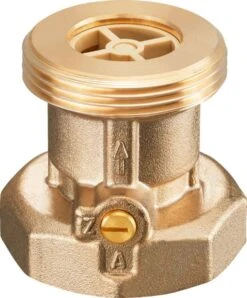 Oventrop Sperrventil Typ SVE 1070010 DN32, G 2"AG, G 2"IG, PN10, Messing