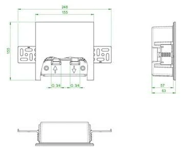 Oventrop Unibox Rücklauftemperaturregelung 1022761 Echtglas Schwarz, Mit Ventil Und Rücklauftemperaturbegrenzer 4 Oventrop Unibox Rücklauftemperaturregelung 1022761 Echtglas Schwarz, Mit Ventil Und Rücklauftemperaturbegrenzer – Bild 2