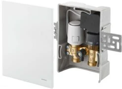 Oventrop Unibox Temperaturregler 1022738 R-Tronic Weiß, Für Raum- Und Rücklauf