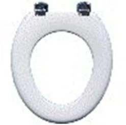 Pagette WC-Sitz 044-0002 Schwarz, Ohne Deckel, Edelstahlscharnier