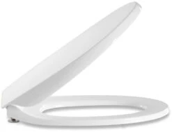 Pressalit Calmo WC-Sitz 556000-BZ5999 Weiß, Festscharnier BZ5, Edelstahl, Mit Deckel, Absenkautomatik -Heimwerkzeuge Pressalit Calmo WC Sitz 556000 BZ5999 weiss Festscharnier BZ5 Edelstahl mit Deckel Absenkautomatik 1