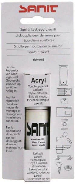 Sanit Lackreparaturstift 3138 Alpinweiß, 1 Stück