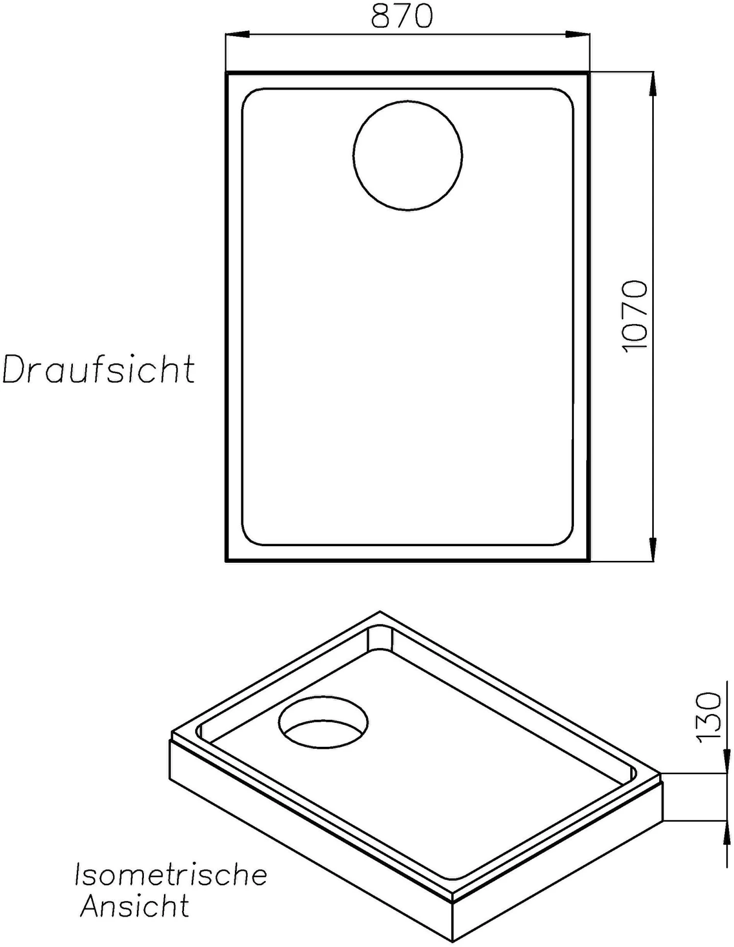 Schedel Bette Superflach Duschwannenträger SD22021 110x90x3,5cm, Höhe 13cm 4 Schedel Bette Superflach Duschwannenträger SD22021 110x90x3,5cm, Höhe 13cm – Bild 2