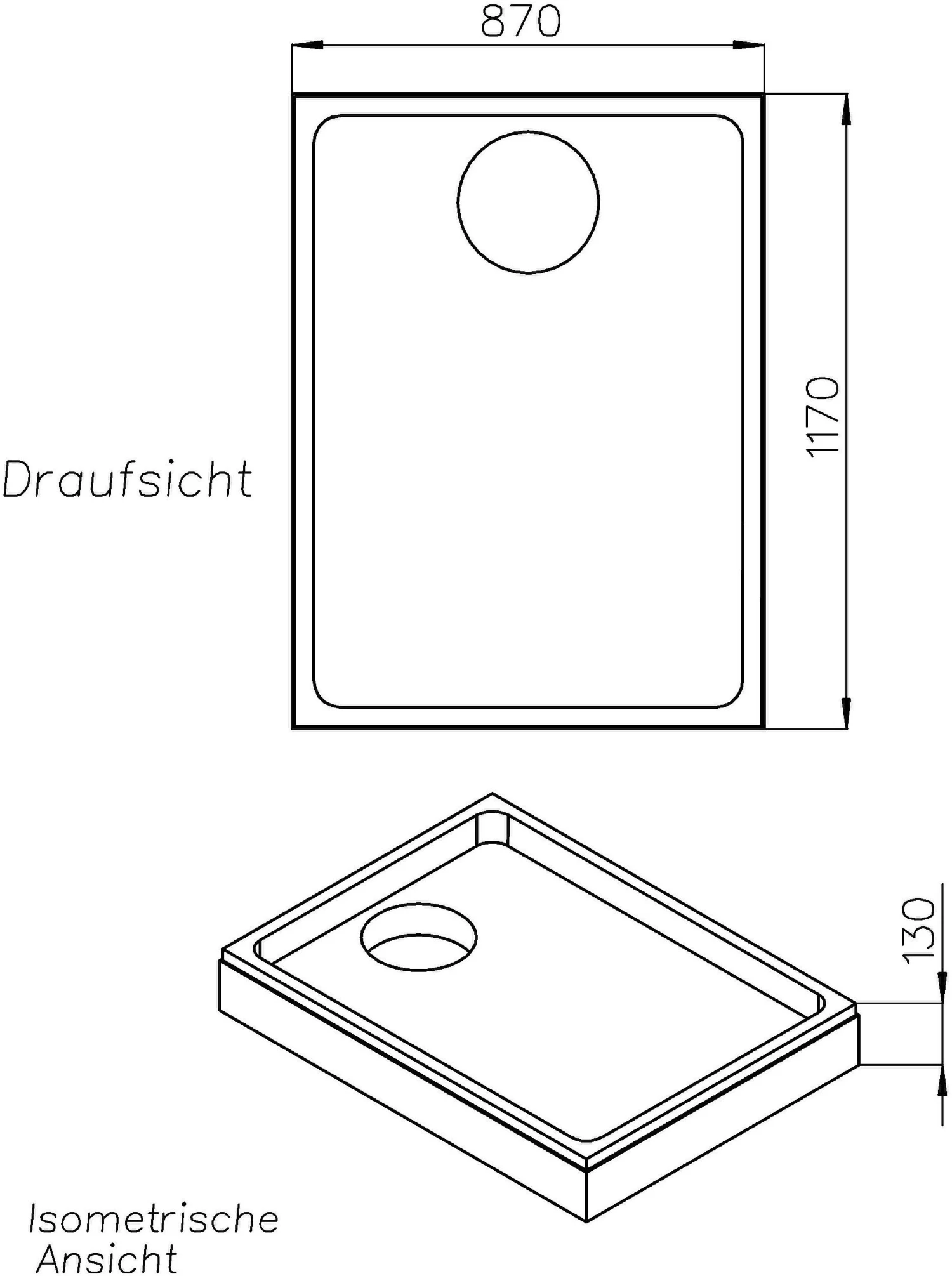 Schedel Bette Superflach Duschwannenträger SD22086 120x90x3,5cm, Höhe 13cm 4 Schedel Bette Superflach Duschwannenträger SD22086 120x90x3,5cm, Höhe 13cm – Bild 2