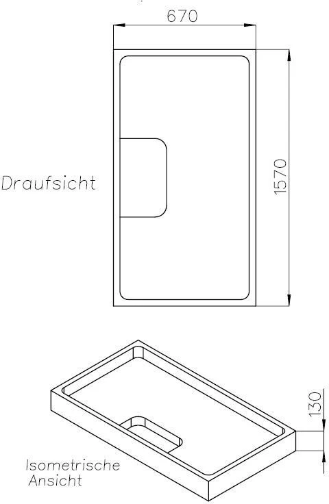 Schedel Bette Superflach Duschwannenträger SD22783 160x70x3,5cm, Höhe 13cm 4 Schedel Bette Superflach Duschwannenträger SD22783 160x70x3,5cm, Höhe 13cm – Bild 2