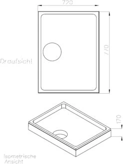 Schedel Ideal Standard Hotline Duschwannenträger SD25557 80x75x8cm, Höhe 17cm -Heimwerkzeuge Schedel Ideal Standard Hotline Duschwannentraeger SD25557 80x75x8cm Hoehe 17cm 1