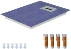 Schedel Line Flow Duschelement LI1KF601018 100 X 180 Cm, Vierseitiges Gefälle