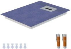 Schedel Line Flow Duschelement LI1KF609010 90 X 100 Cm, Vierseitiges Gefälle