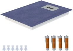 Schedel Line Flow Duschelement LI1KF909018 90 X 180 Cm, Vierseitiges Gefälle