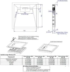 Schedel Line Flow Duschelement LI1KF909090 90 X 90 Cm, Vierseitiges Gefälle 5 Schedel Line Flow Duschelement LI1KF909090 90 X 90 Cm, Vierseitiges Gefälle -Heimwerkzeuge Schedel Line Flow Duschelement LI1KF909090 90 x 90 cm vierseitiges Gefaelle 1