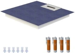 Schedel Line Flow Duschelement LI2KF901212 120 X 120 Cm, Einseitiges Gefälle