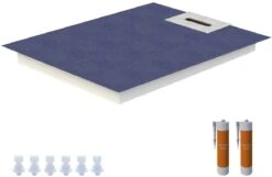 Schedel Line Flow Duschelement LI2KF908010 80 X 100 Cm, Einseitiges Gefälle