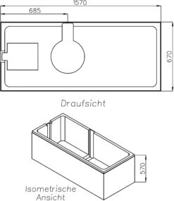 Schedel XL Bette Ocean Wannenträger SW11463 160x70cm, Überlauf Vorne, Höhe 57cm -Heimwerkzeuge Schedel XL Bette Ocean Wannentraeger SW11463 160x70cm Ueberlauf vorne Hoehe 57cm 1