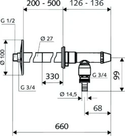 Schell Frostsichere-Außenarmatur 039980399 DN 15, Mattchrom, Installationsbausatz, Mit Rohrbelüfter -Heimwerkzeuge Schell Frostsichere Aussenarmatur 039980399 DN 15 mattchrom Installationsbausatz mit Rohrbeluefter 2
