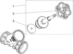 Schlösser Freistromventil 0015054000001 DN 40, G 1 1/2, Ohne Entleerung, Steigende Spindel -Heimwerkzeuge Schloesser Freistromventil 0015054000001 DN 40 G 1 1 2 ohne Entleerung steigende Spindel 2