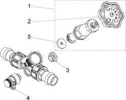 Schlösser Freistromventil 0015381500001 DN 15, 15mm, IG, Mit Entleerung, Nichtsteigende Spindel -Heimwerkzeuge Schloesser Freistromventil 0015381500001 DN 15 15mm IG mit Entleerung nichtsteigende Spindel 2