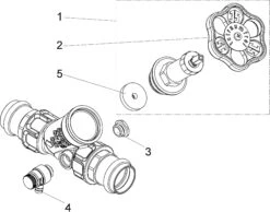 Schlösser Freistromventil 0015382800001 DN 25, 28mm, IG, Mit Entleerung, Nichtsteigende Spindel -Heimwerkzeuge Schloesser Freistromventil 0015382800001 DN 25 28mm IG mit Entleerung nichtsteigende Spindel 2