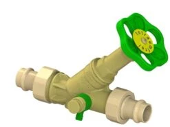 Schlösser Freistromventil 0015871800001 DN 20, 18mm, AG, Mit Entleerung, Nichtsteigende Spindel