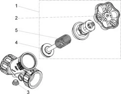 Schlösser KFR-Ventil 0016253200001 DN 32, G 1 1/4, Ohne Entleerung, Nichtsteigende Spindel -Heimwerkzeuge Schloesser KFR Ventil 0016253200001 DN 32 G 1 1 4 ohne Entleerung nichtsteigende Spindel 2
