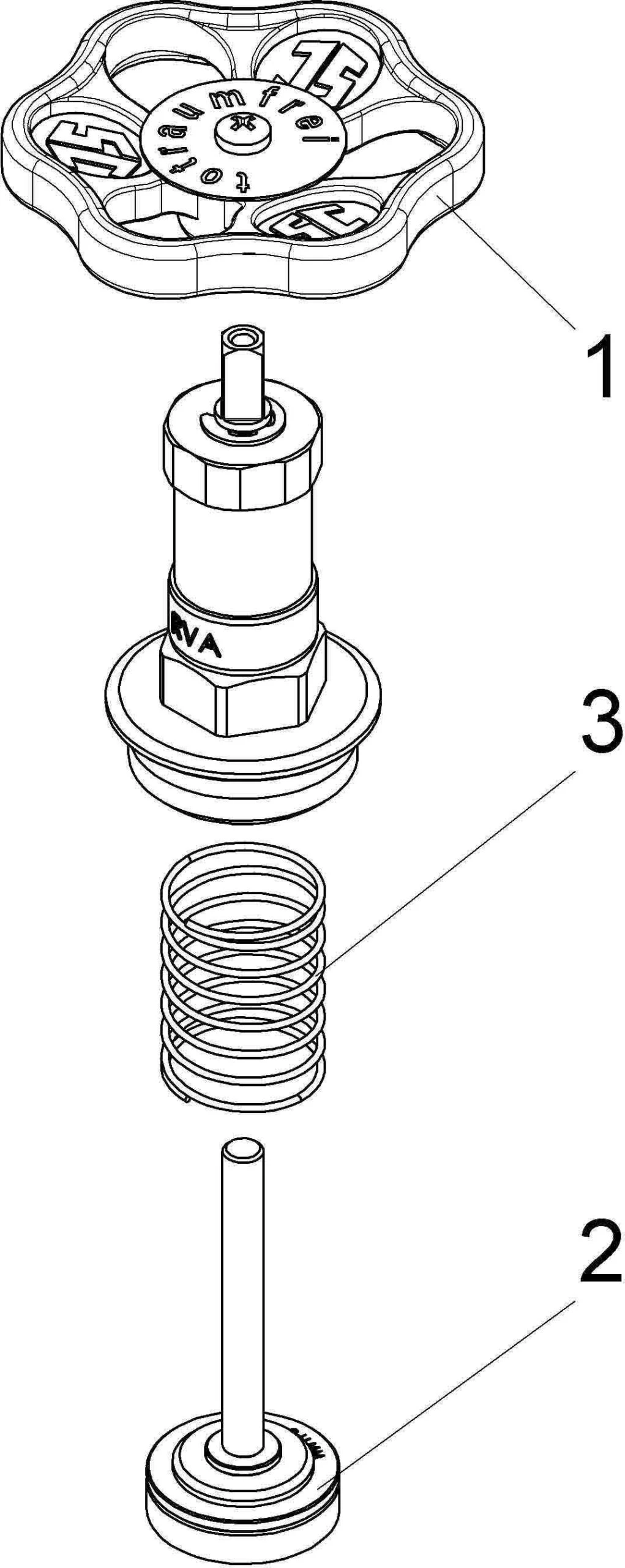 Schlösser KFR-Ventil-Oberteil 0018212500001 DN 25, G 1, Messing, Nichtsteigende Spindel 5 Schlösser KFR-Ventil-Oberteil 0018212500001 DN 25, G 1, Messing, Nichtsteigende Spindel – Bild 3