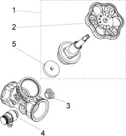 Schlösser Schrägsitzventil 0014102500001 DN 25, Rp 1, Mit Entleerung, Steigende Spindel -Heimwerkzeuge Schloesser Schraegsitzventil 0014102500001 DN 25 Rp 1 mit Entleerung steigende Spindel 2