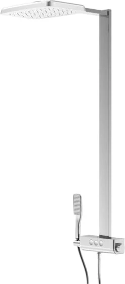 Steinberg Serie 390 Sensual Rain Brauseset 3902743 Chrom, Mit 2-strahliger Kopfbrause