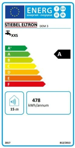 Stiebel Eltron DEM 3 Mini-Durchlauferhitzer 231001 Elektronisch Geregelt, 3,5 KW, Weiss -Heimwerkzeuge Stiebel Eltron DEM 3 Mini Durchlauferhitzer 231001 elektronisch geregelt 35 kW weiss 7