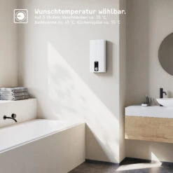 Stiebel Eltron Durchlauferhitzer DHB 27 ST 227611 27 KW, Thermotronic, 400V, Weiss, Elektronisch -Heimwerkzeuge Stiebel Eltron Durchlauferhitzer DHB 27 ST 227611 27 kW thermotronic 400V weiss elektronisch 5