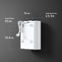 Stiebel Eltron Kleinspeicher SNE 5 T Eco 236714 Weiß, 5 Liter, 2kW, Drucklos -Heimwerkzeuge Stiebel Eltron Kleinspeicher SNE 5 t Eco 236714 weiss 5 Liter 2kW drucklos 1