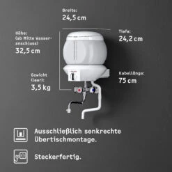 Stiebel Eltron Kochendwassergerät EBK 5 GA 074287 5 Liter, 2.0 KW/230 V, Weiss -Heimwerkzeuge Stiebel Eltron Kochendwassergeraet EBK 5 GA 074287 5 Liter 2.0 kW 230 V weiss 2