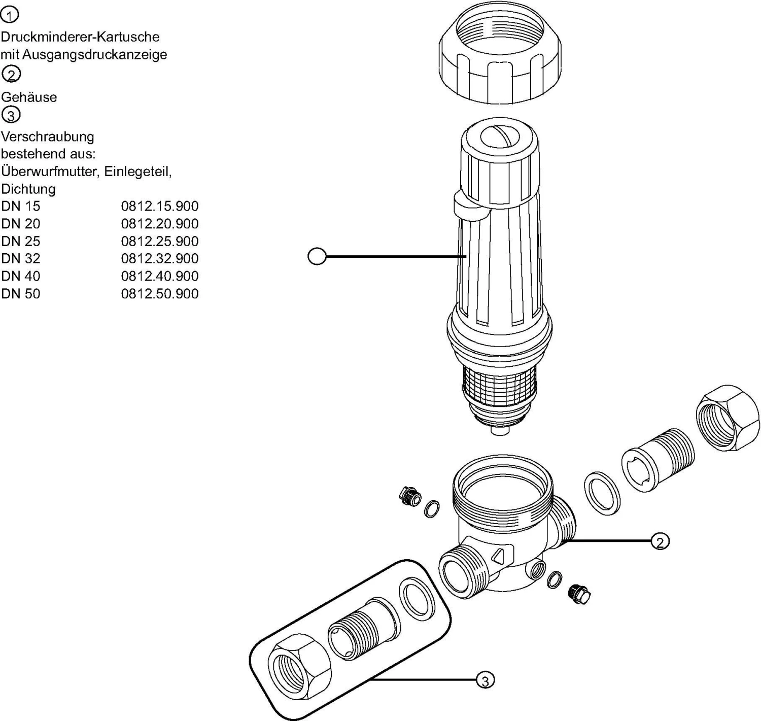 Syr - Sasserath Druckregler 6243.50.001 DN 50, 5-8 Bar 5 Syr - Sasserath Druckregler 6243.50.001 DN 50, 5-8 Bar – Bild 3